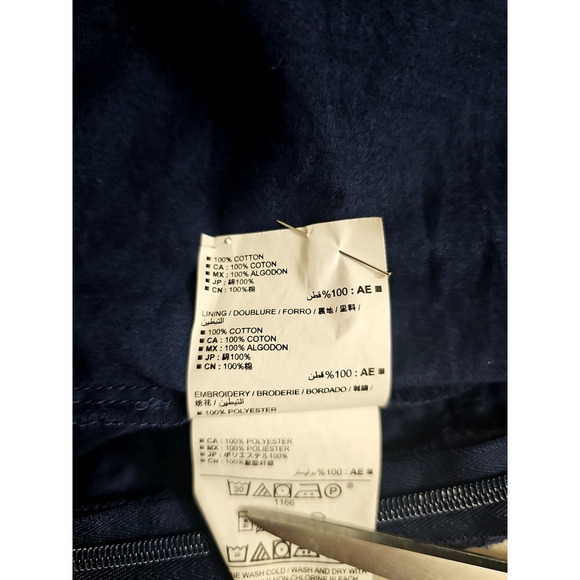 Old Navy ~Woman Size 8~ Navy Blue Strapless Mini Dress Cotton NWT. - Picture 4 of 12